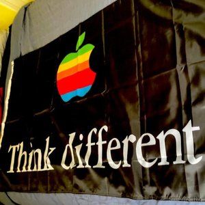 80's Apple Banner/Flag